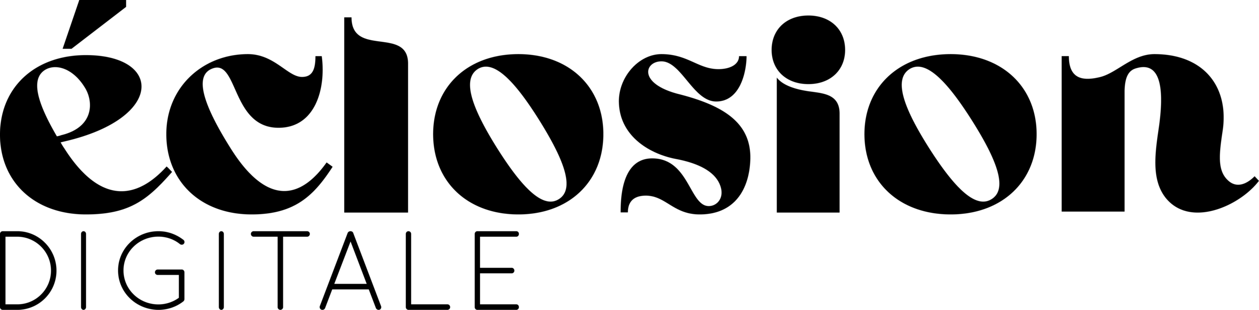 Logo typographique Éclosion Digitale